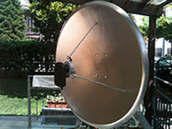 Parabola primo fuoco 10 GHZ